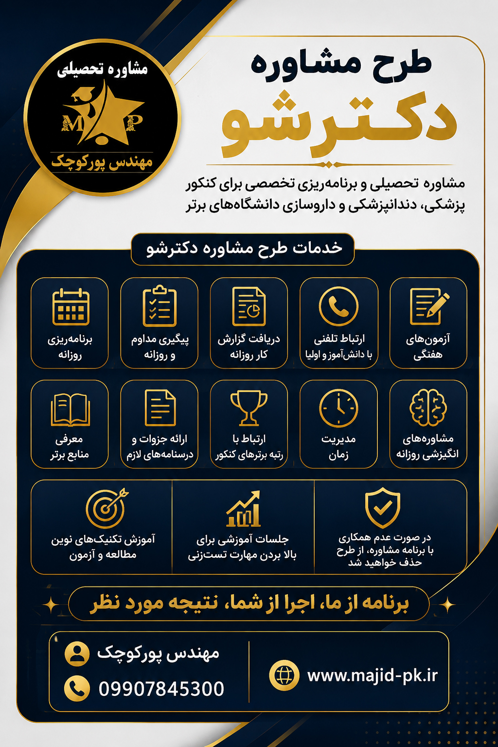 طرح مشاوره دکترشو